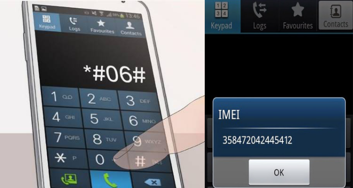 hoe to get imei number